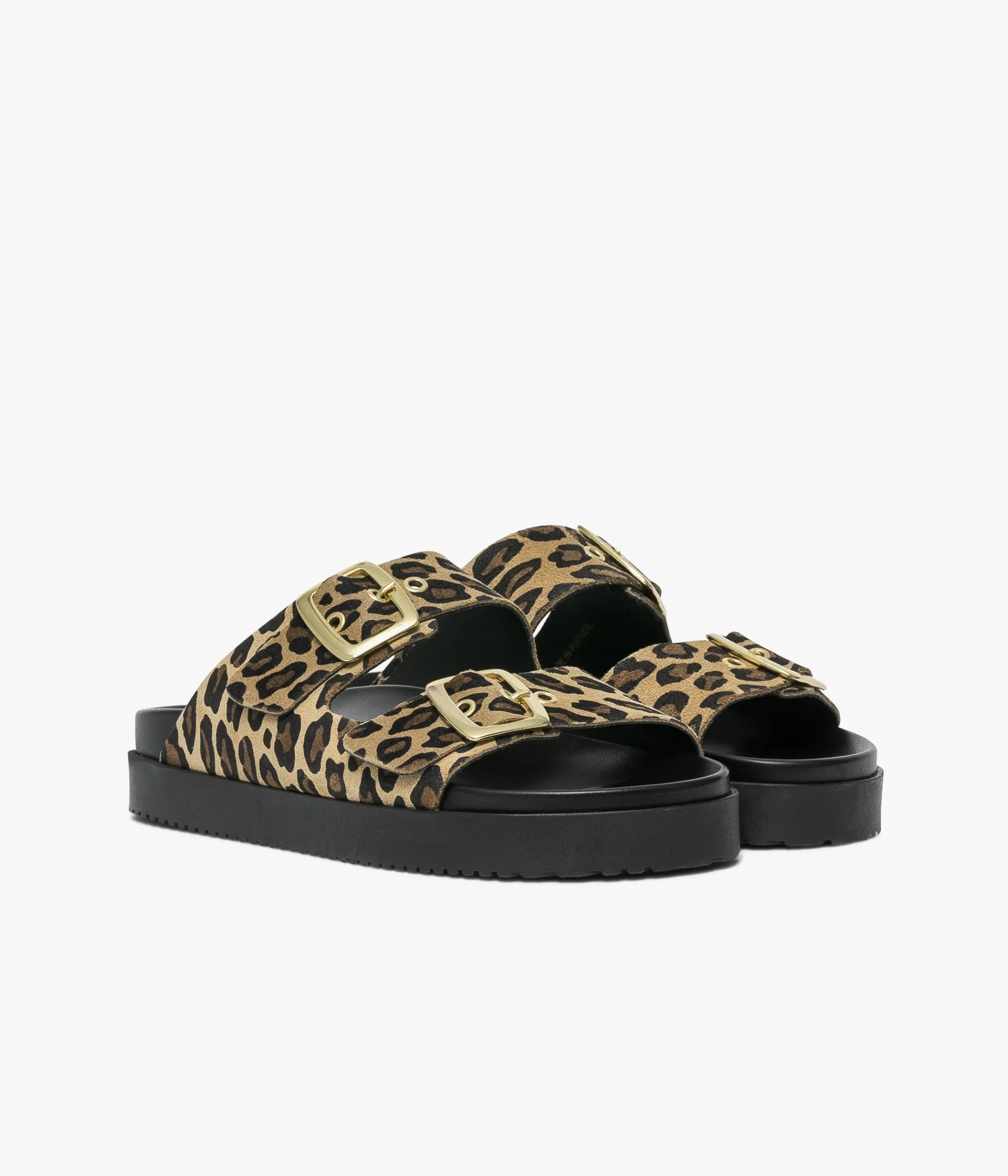 Best MULE WALKIM LEOPARD Femme Sandales