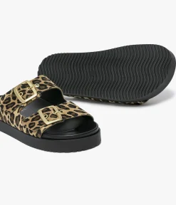 Best MULE WALKIM LEOPARD Femme Sandales