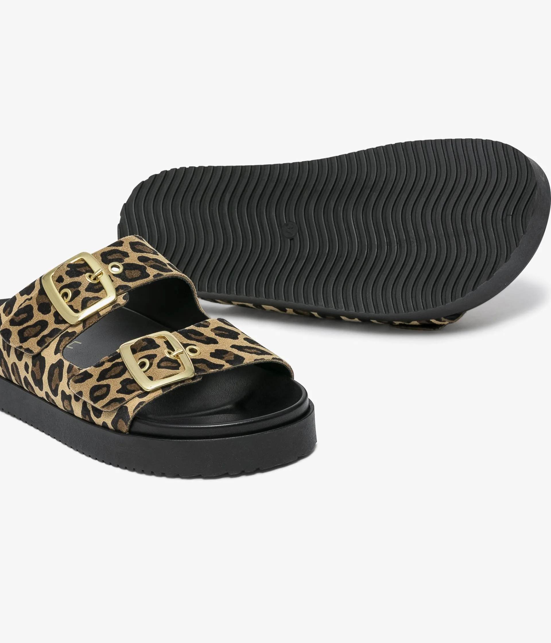 Best MULE WALKIM LEOPARD Femme Sandales
