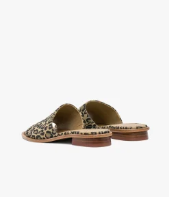 Outlet MULE WINONA LEOPARD Femme Sandales