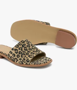Outlet MULE WINONA LEOPARD Femme Sandales