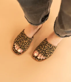 Outlet MULE WINONA LEOPARD Femme Sandales