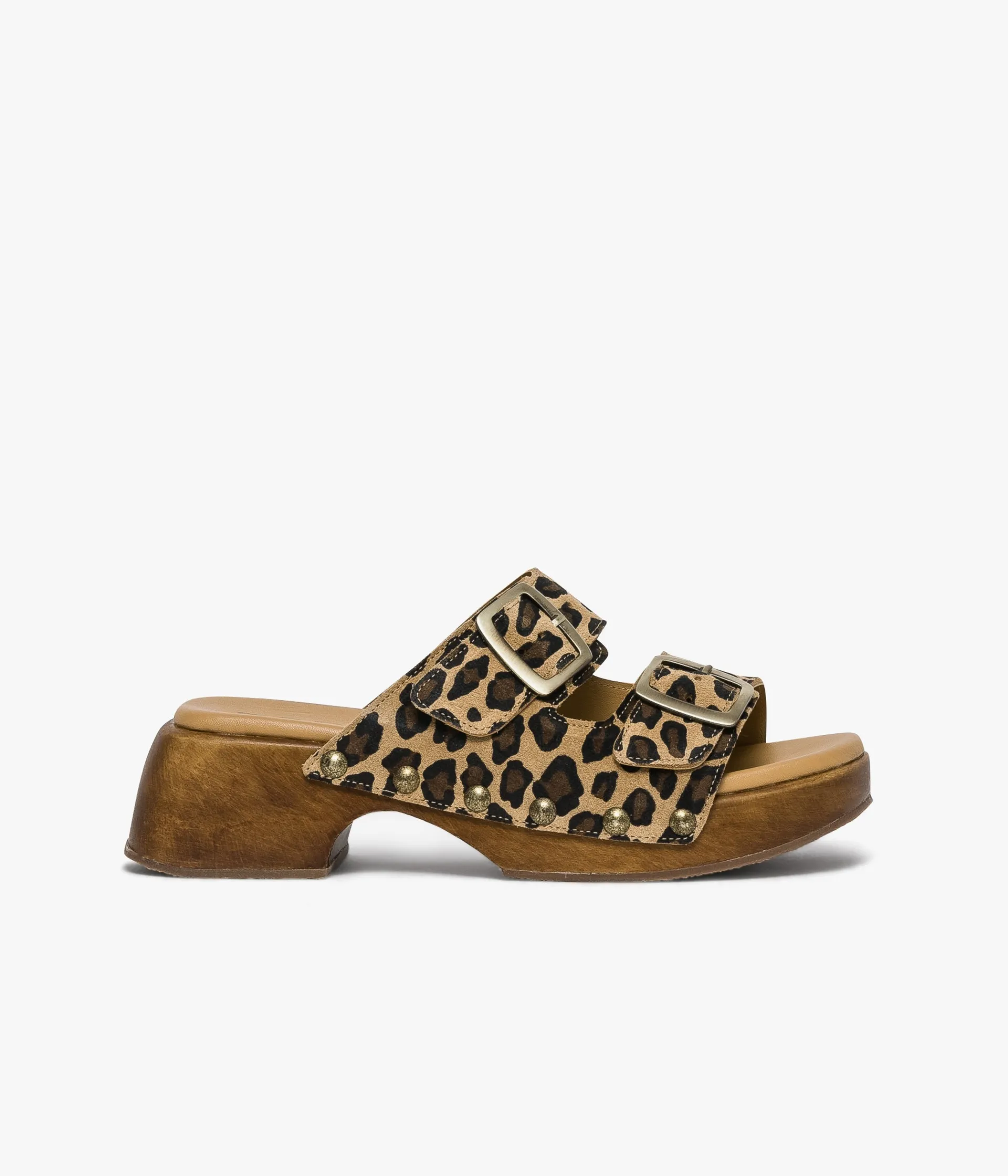 Outlet MULE WONDERFULL LEOPARD Femme Sandales