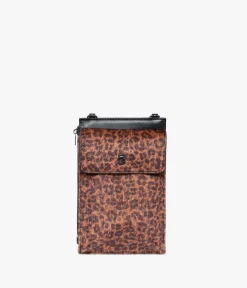 Discount POCHETTE ANNE LEOPARD Femme Pochettes|Sacs À Bandoulière