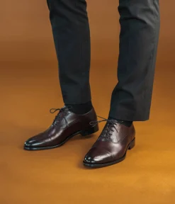 New RICHELIEU GATSBY LIE DE VIN Homme Chaussures De Ville