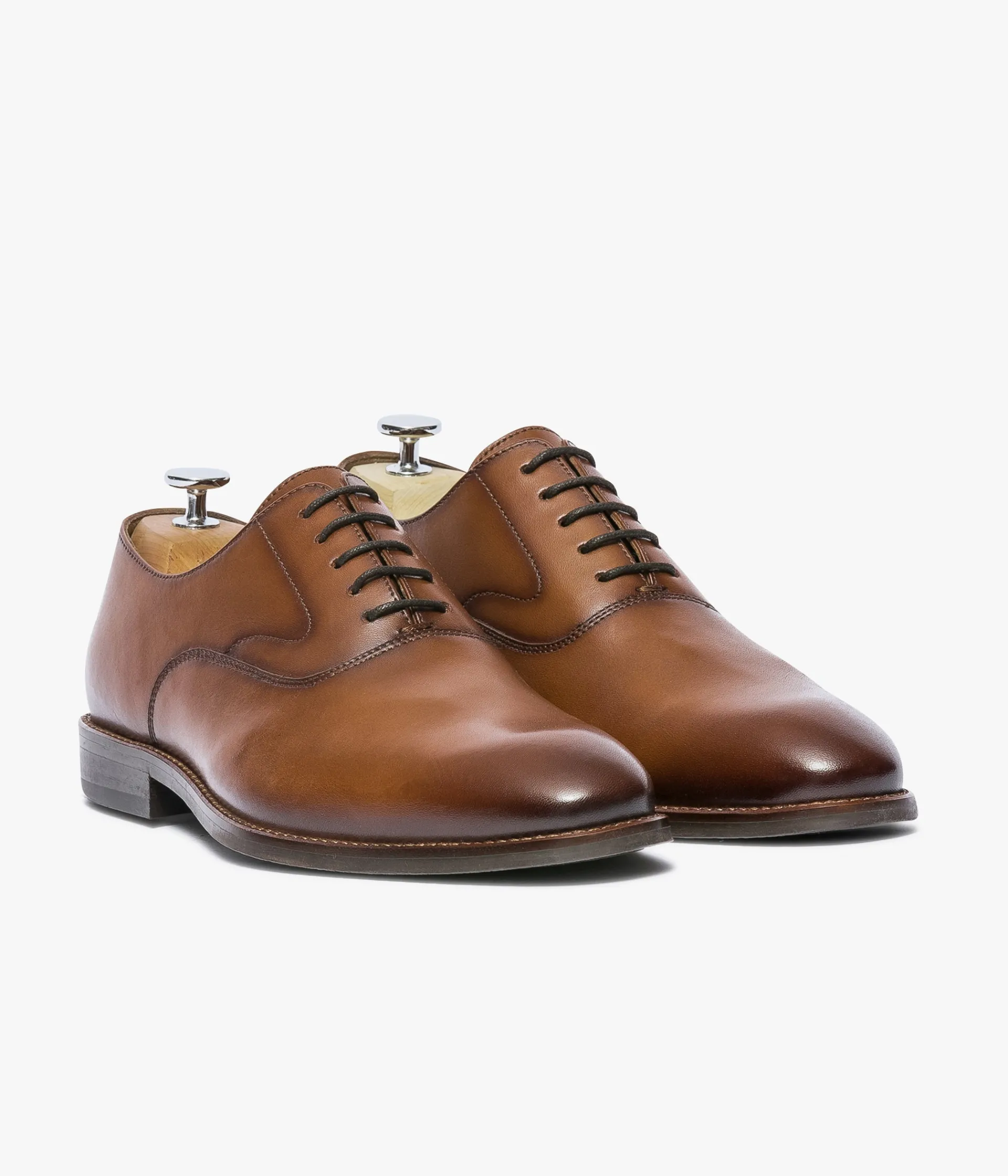Best RICHELIEU LUCIAN COGNAC Homme Chaussures De Ville