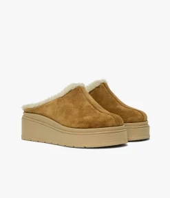 Hot SABOTS ANINA COGNAC Femme Mocassins