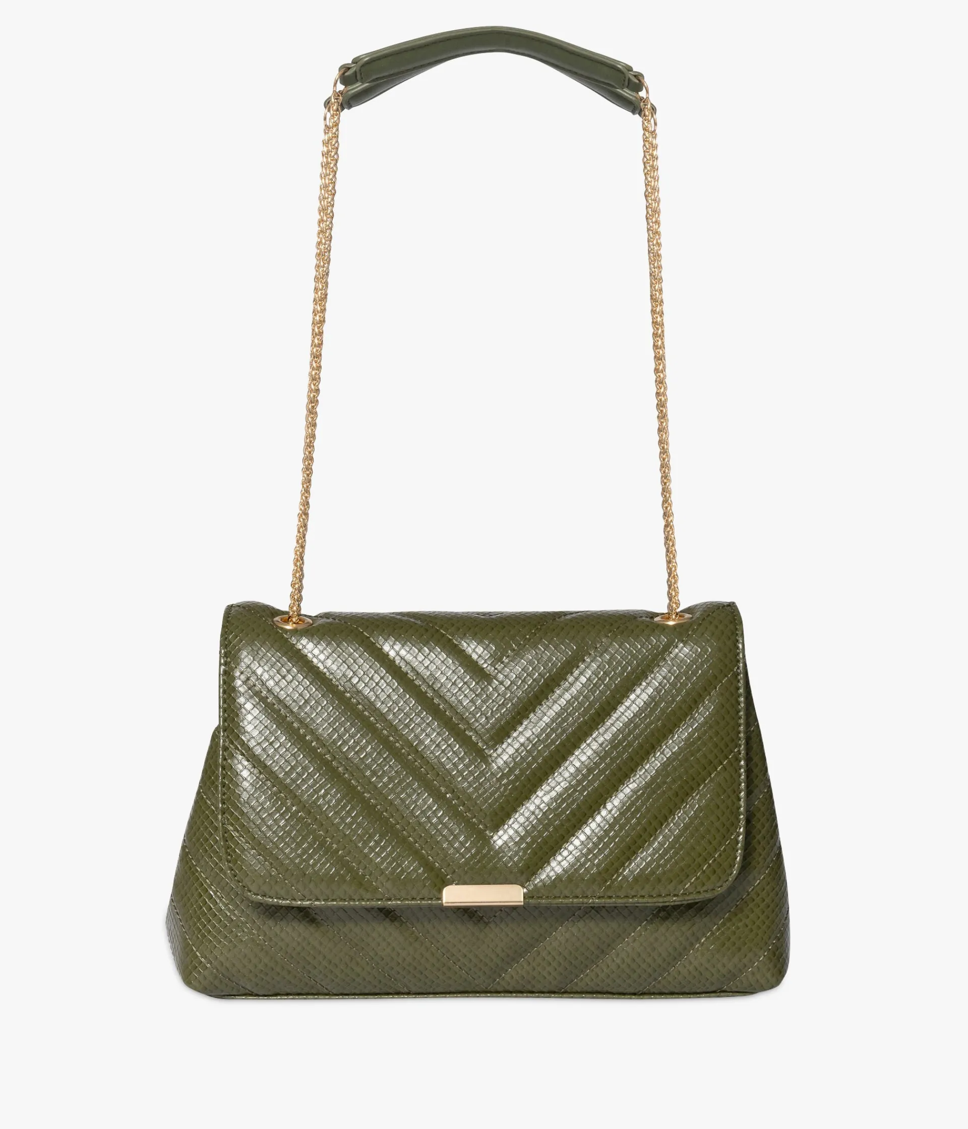 SAC CLEMENCE KAKI Femme Sacs Porté Épaule|Sacs À Bandoulière