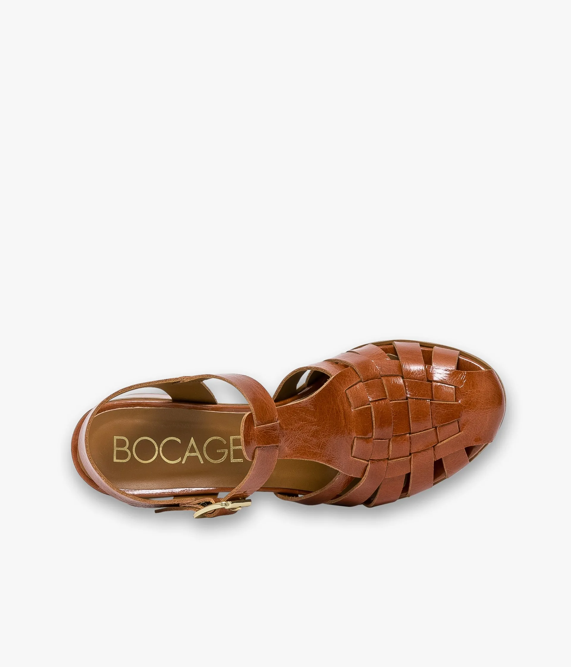 SANDALE DELFINA COGNAC Femme Sandales|Escarpins