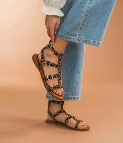Hot SANDALE GERONIMO LEOPARD Femme Sandales