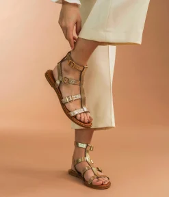 Outlet SANDALE GERONIMO PLATINE Femme Sandales