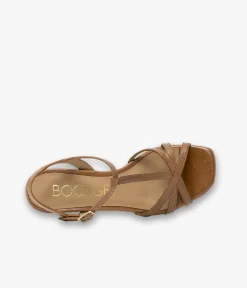 Outlet SANDALE HAROMA COGNAC Femme Sandales