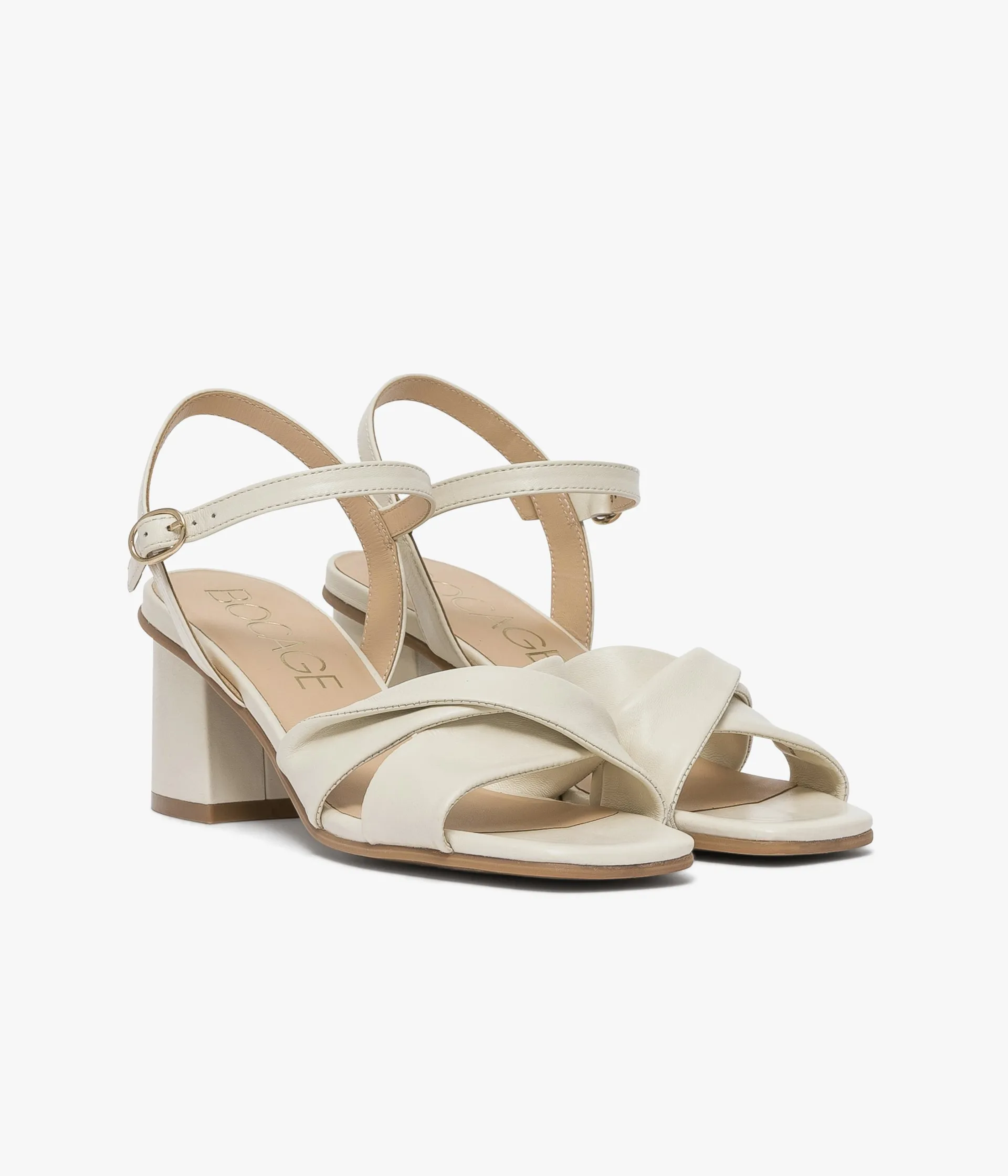 New SANDALE HISTORY ECRU Femme Sandales