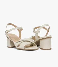 New SANDALE HISTORY ECRU Femme Sandales