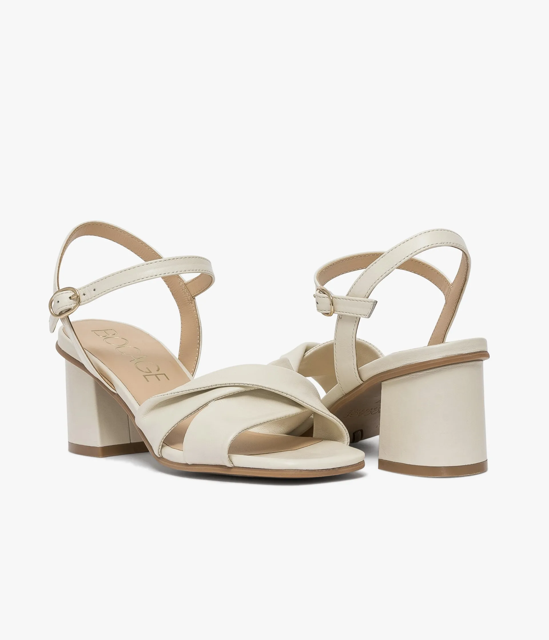 New SANDALE HISTORY ECRU Femme Sandales