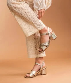 Hot SANDALE HISTY PLATINE Femme Sandales