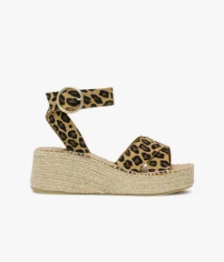 Hot SANDALE HORTENSE LEOPARD Femme Sandales