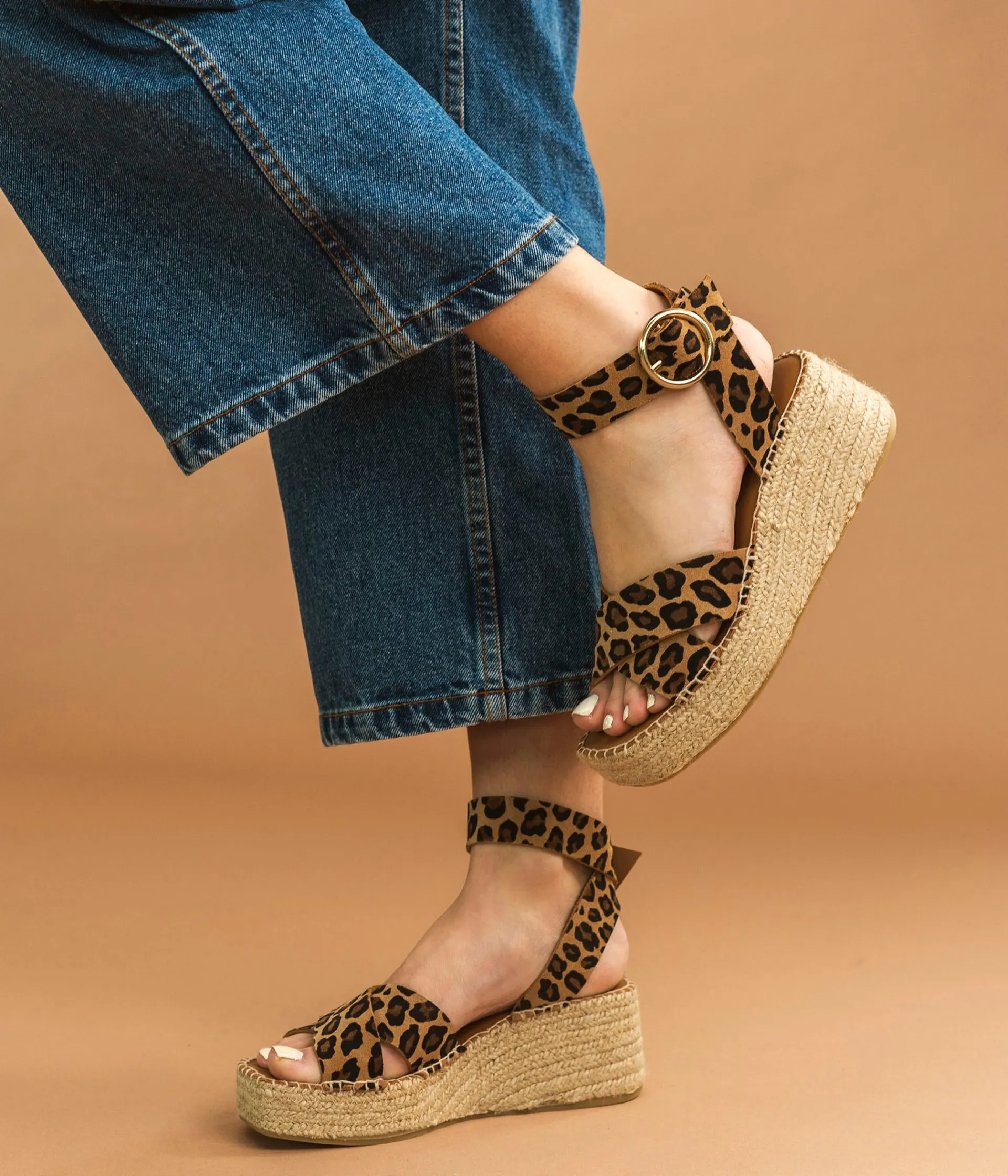 Hot SANDALE HORTENSE LEOPARD Femme Sandales