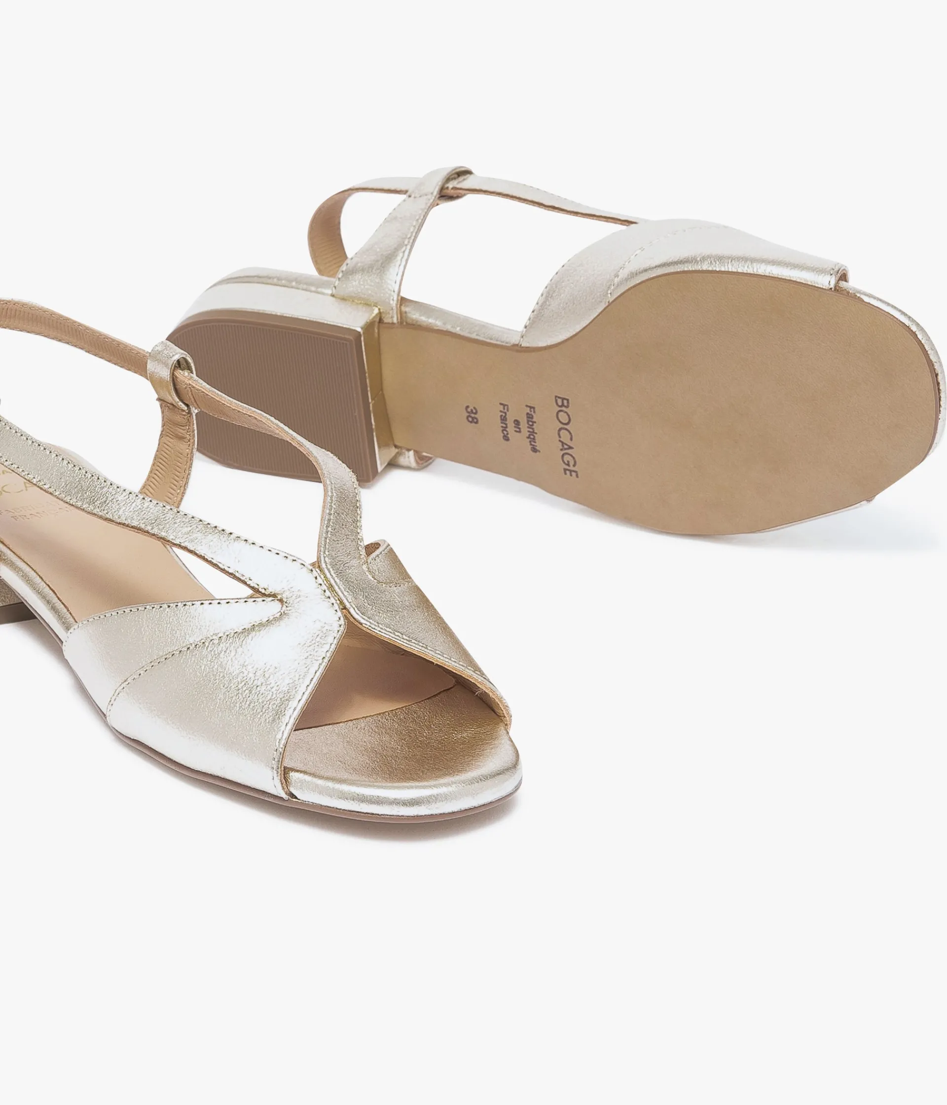 SANDALE JOLLIE PLATINE Femme Sandales