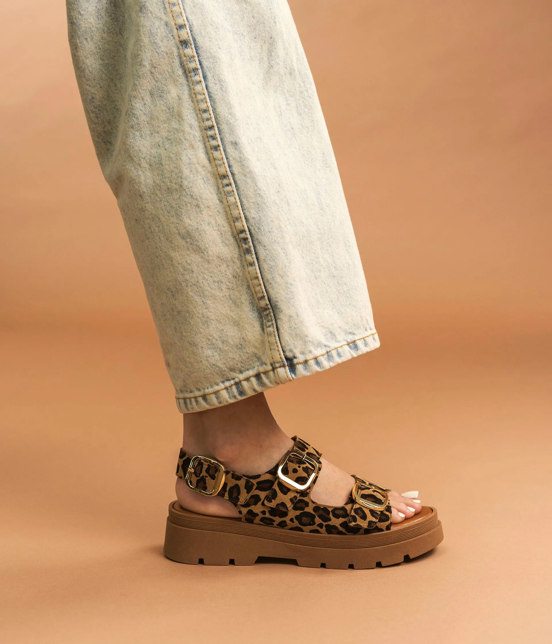 Best SANDALE JULIETA LEOPARD Femme Sandales