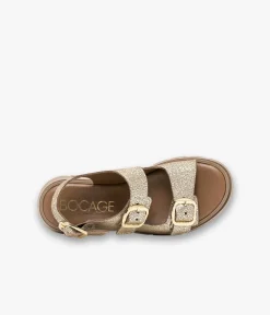 New SANDALE JULIETA PLATINE Femme Sandales