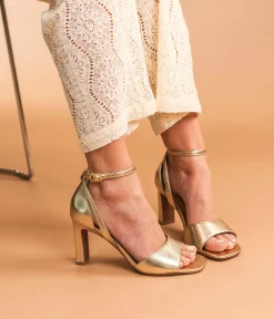 New SANDALE PASCALINE PLATINE Femme Sandales