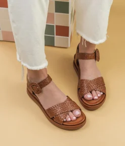 Clearance SANDALE RANULFO COGNAC Femme Sandales