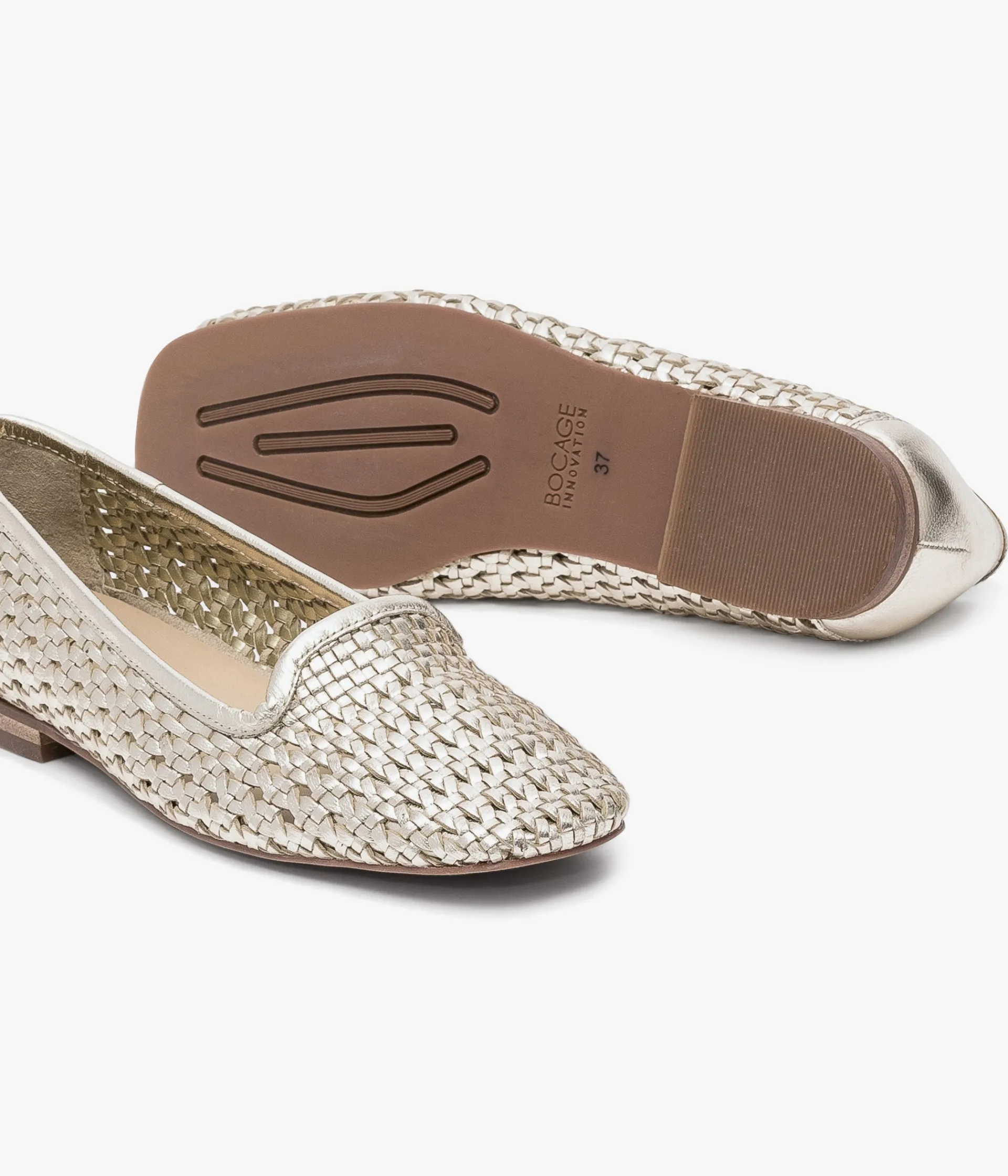Hot SLIPPER AMY PLATINE Femme Mocassins