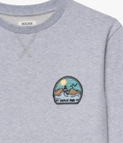 Hot SWEAT HATEJA GRIS Homme Vêtements