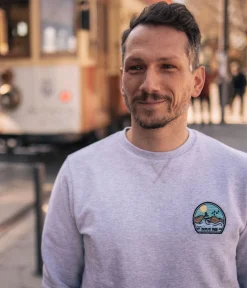 Hot SWEAT HATEJA GRIS Homme Vêtements