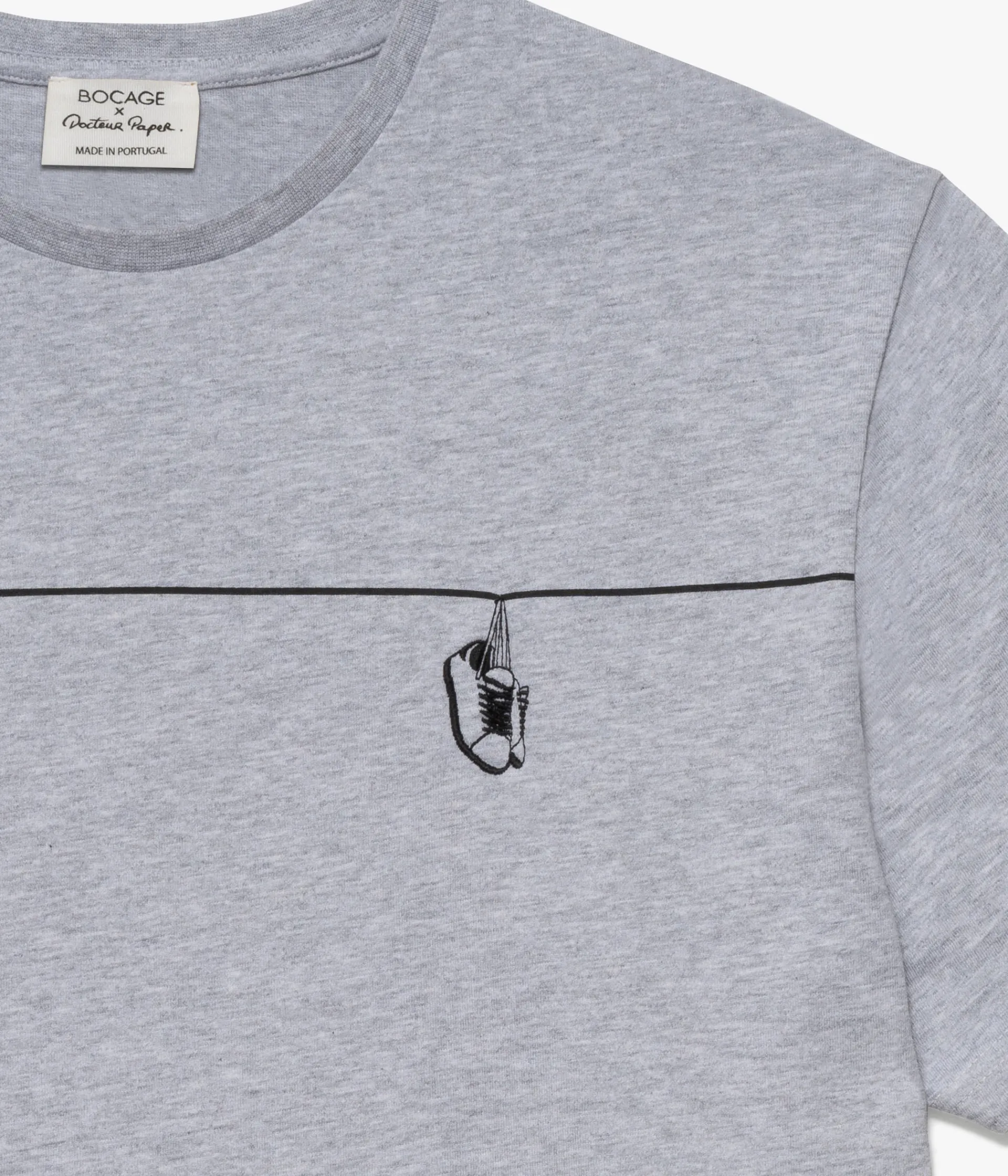 Hot TEE-SHIRT HOJE GRIS Homme Vêtements